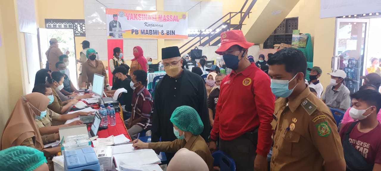 Kolaborasi BIN-MABMI, gelar vaksinasi Covid-19 di Sumatera Utara Kolaborasi BIN-MABMI, gelar vaksinasi Covid-19 di Sumatera Utara
