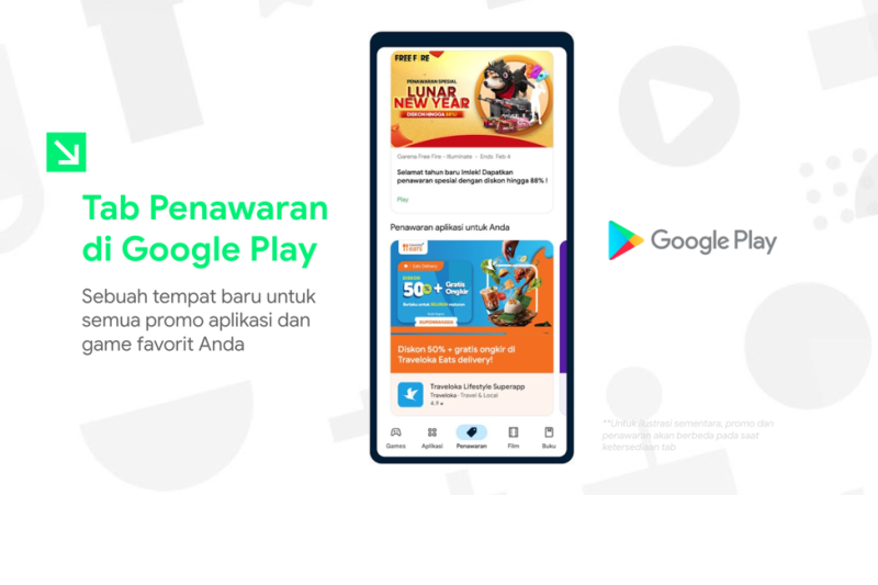 Google Play hadirkan tab Penawaran di Google Play Store Google Play hadirkan tab Penawaran di Google Play Store