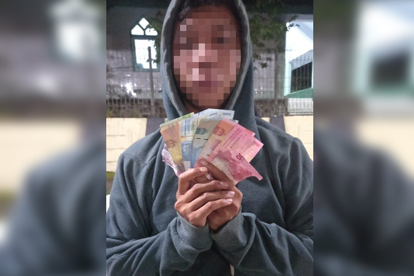 Polres Kotamobagu amankan terduga pelaku pencurian uang dan handphone