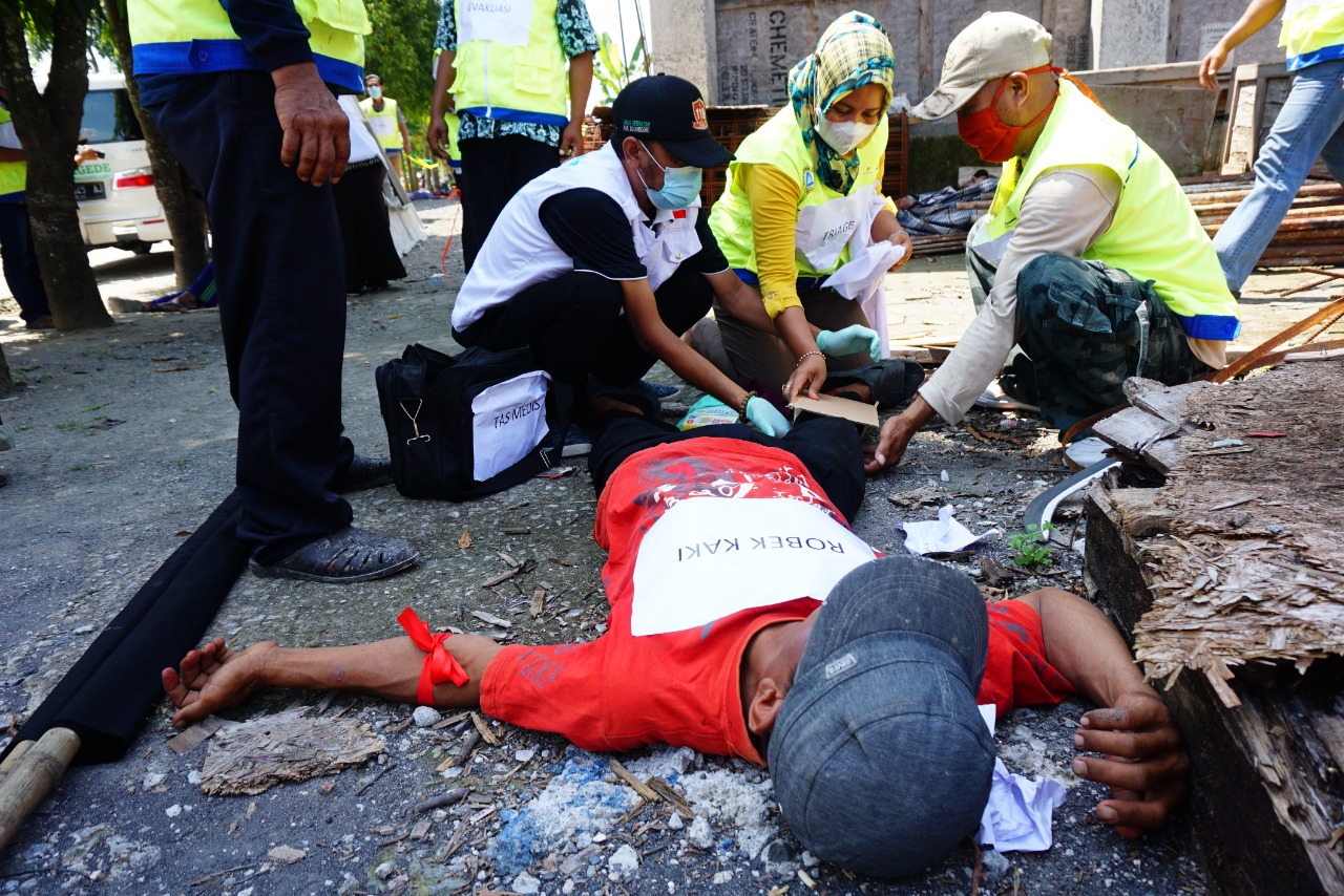 PEPC JTB gelar simulasi penanganan kegawatdaruratan bencana PEPC JTB gelar simulasi penanganan kegawatdaruratan bencana