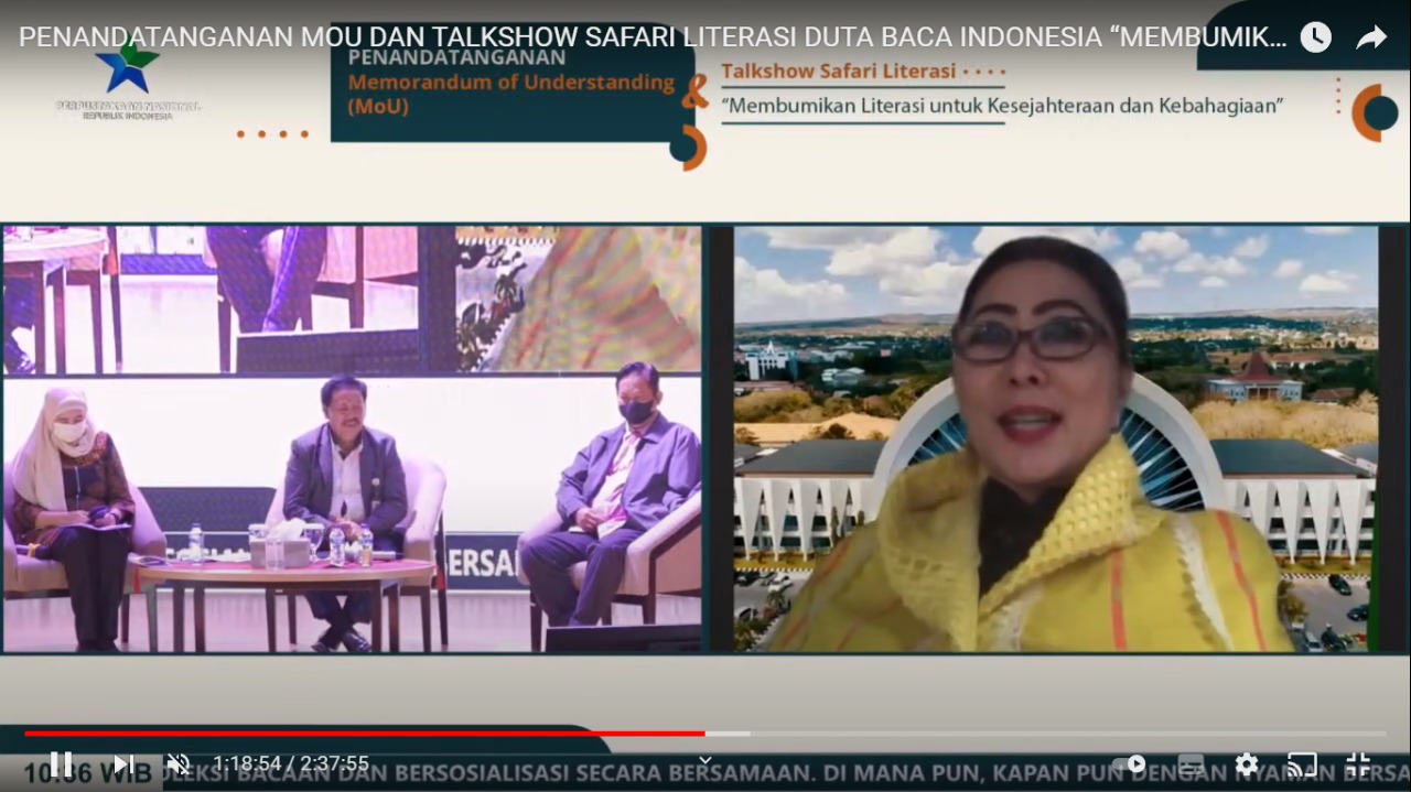 Perpusnas dan Duta Baca Indonesia sinergi kolaborasi membumikan literasi Perpusnas dan Duta Baca Indonesia sinergi kolaborasi membumikan literasi