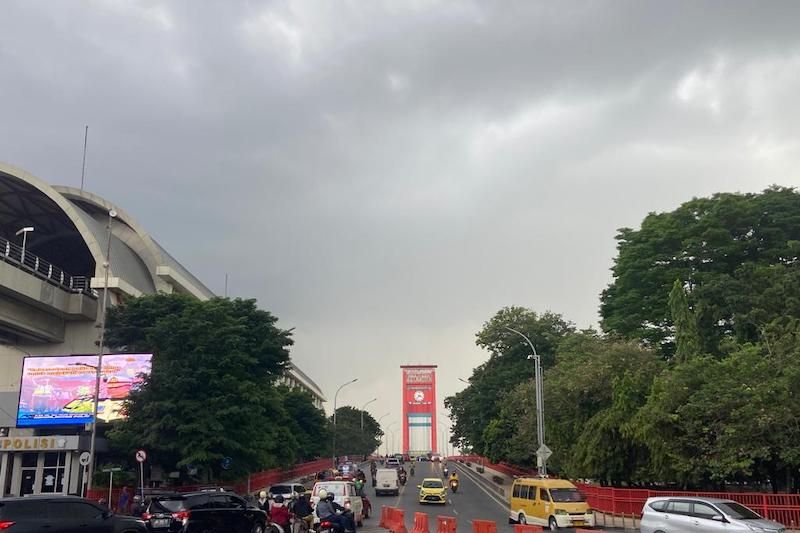 BMKG: Enam kabupaten Sumsel waspada hujan lebat disertai angin kencang