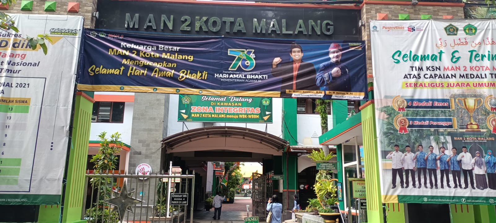 Siswa terpapar Covid-19,  MAN 2 Kota Malang kembali lakukan pembelajaran online 