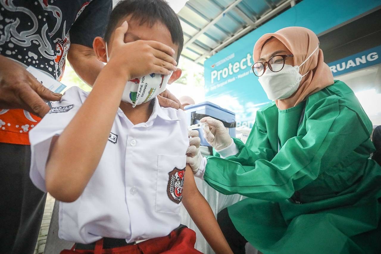 51.303 anak usia 6-11 tahun di Kota Bandung telah divaksin Covid-19 51.303 anak usia 6-11 tahun di Kota Bandung telah divaksin Covid-19
