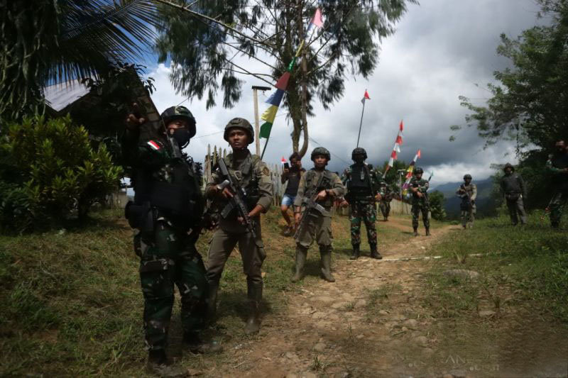 1.378 personel TNI-Polri buru tiga DPO teroris Poso pada tahap I 2022