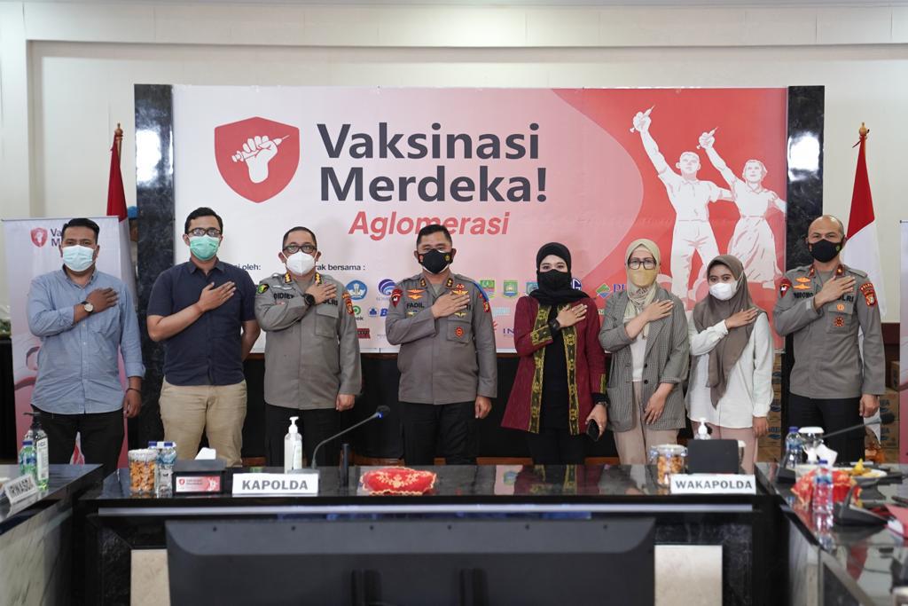 Vaksinasi Merdeka Polda Metro Jaya, akselerasi vaksinasi anak dan aglomerasi Jabodetabek Vaksinasi Merdeka Polda Metro Jaya, akselerasi vaksinasi anak dan aglomerasi Jabodetabek