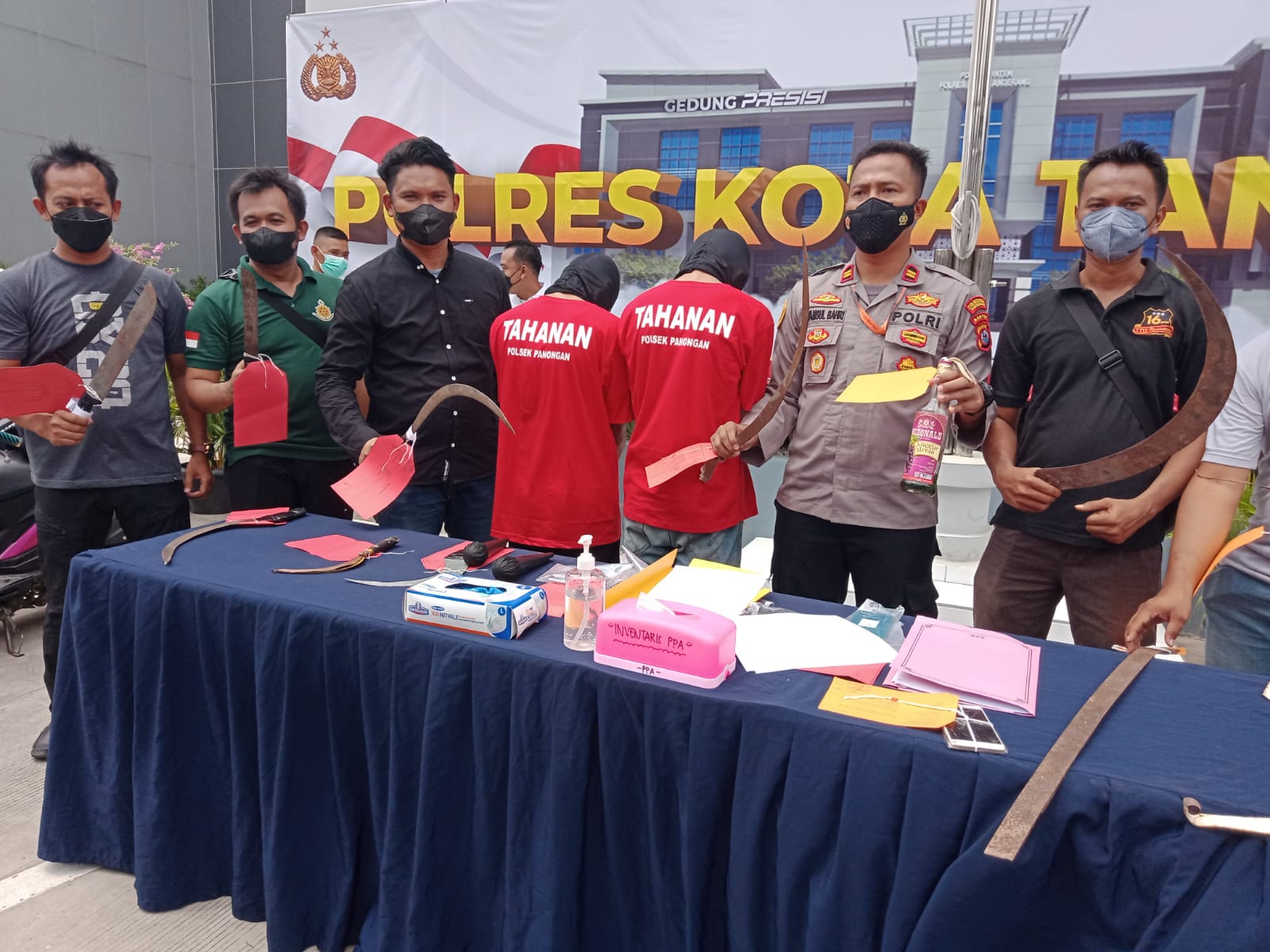 Tawuran, 28 angota geng motor diamankan petugas Tawuran, 28 angota geng motor diamankan petugas