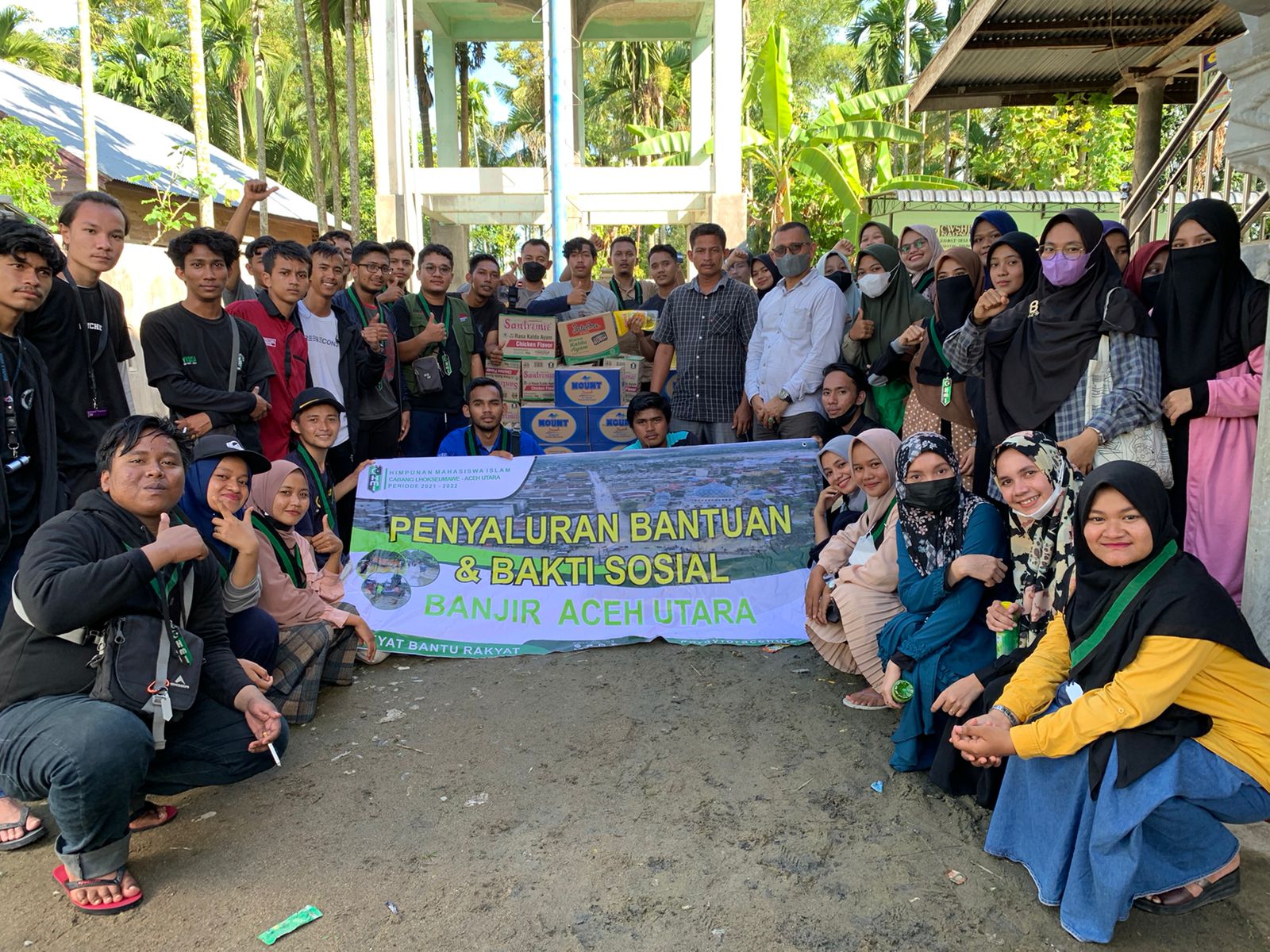 HMI salurkan bantuan untuk warga terdampak banjir Aceh Utara