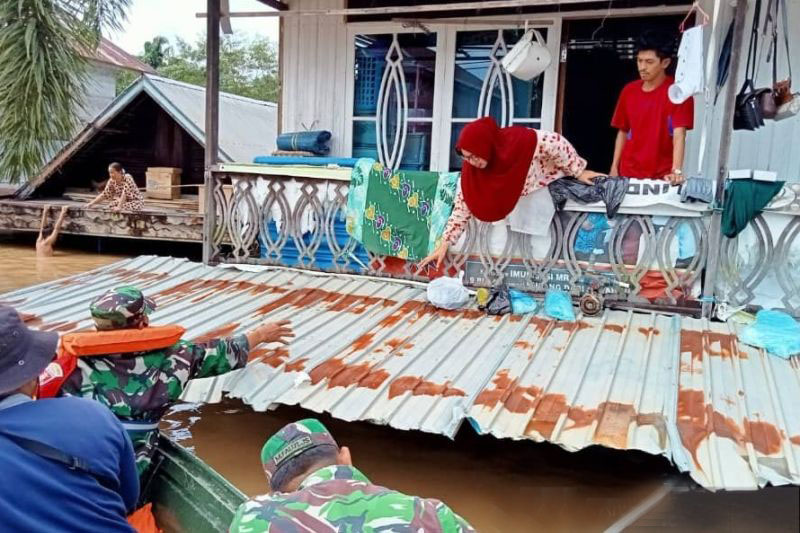 Banjir 3 meter di Kabupaten Banjar rendam 2.008 rumah