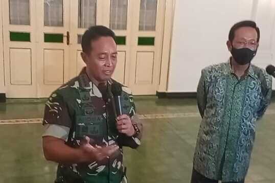 Tiga jam bertemu Sri Sultan HB X, Panglima TNI: Belajar pengalaman dari senior