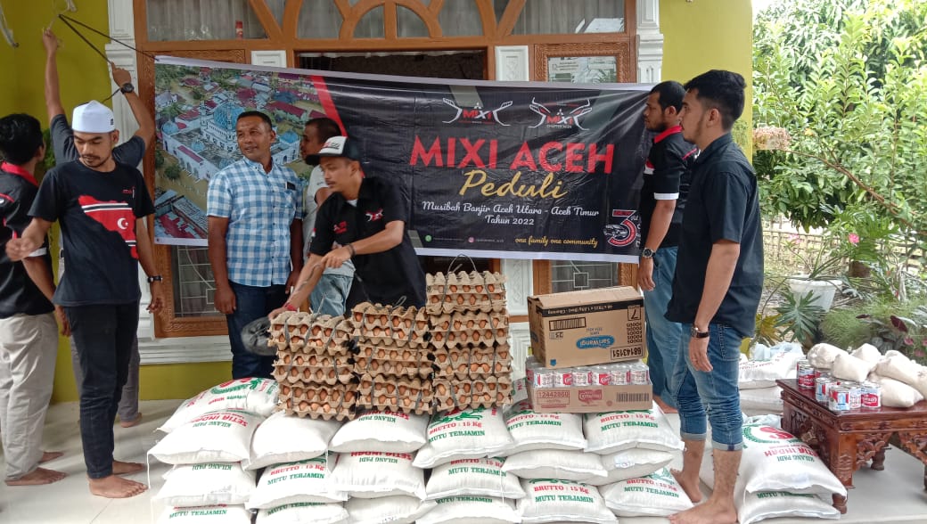 Mixi Capter Aceh dan Maxco bantu korban banjir Aceh Utara dan Aceh Timur 
