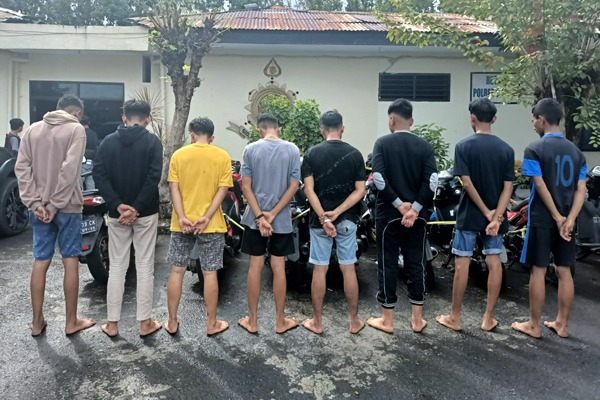 Rusak rumah warga, 8 remaja terduga pelaku diamankan petugas