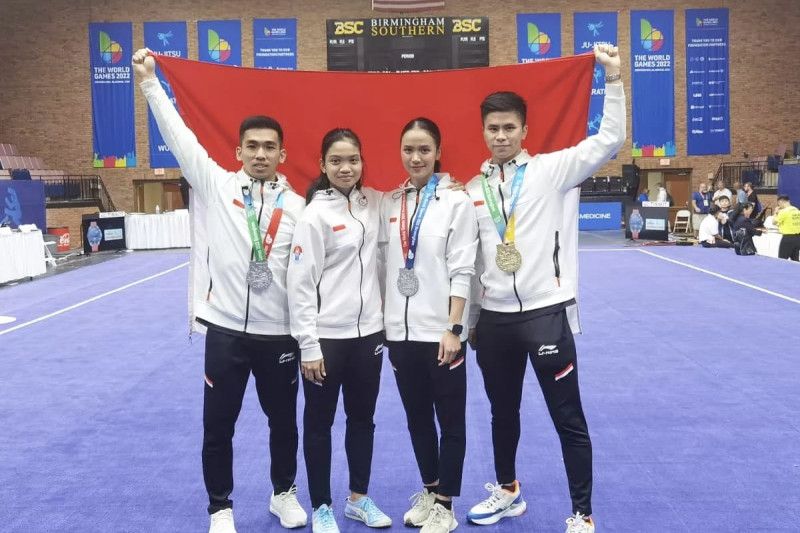 Wushu Indonesia peringkat tiga World Games 2022 Wushu Indonesia peringkat tiga World Games 2022