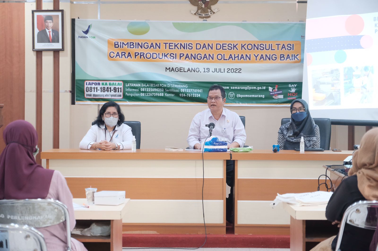 BBPOM beri bimtek cara pengolahan pangan kepada UMKM Kota Magelang BBPOM beri bimtek cara pengolahan pangan kepada UMKM Kota Magelang