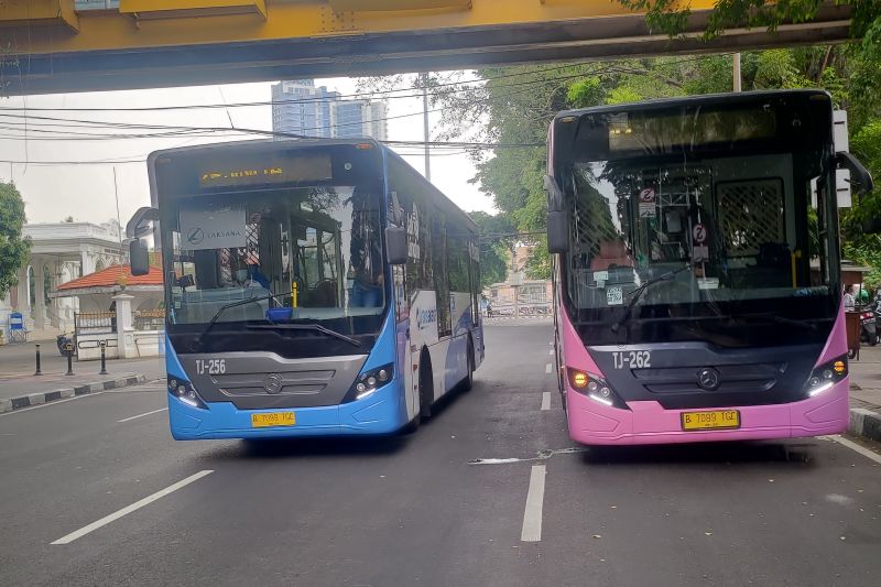 TransJakarta operasikan kembali bus pink khusus wanita