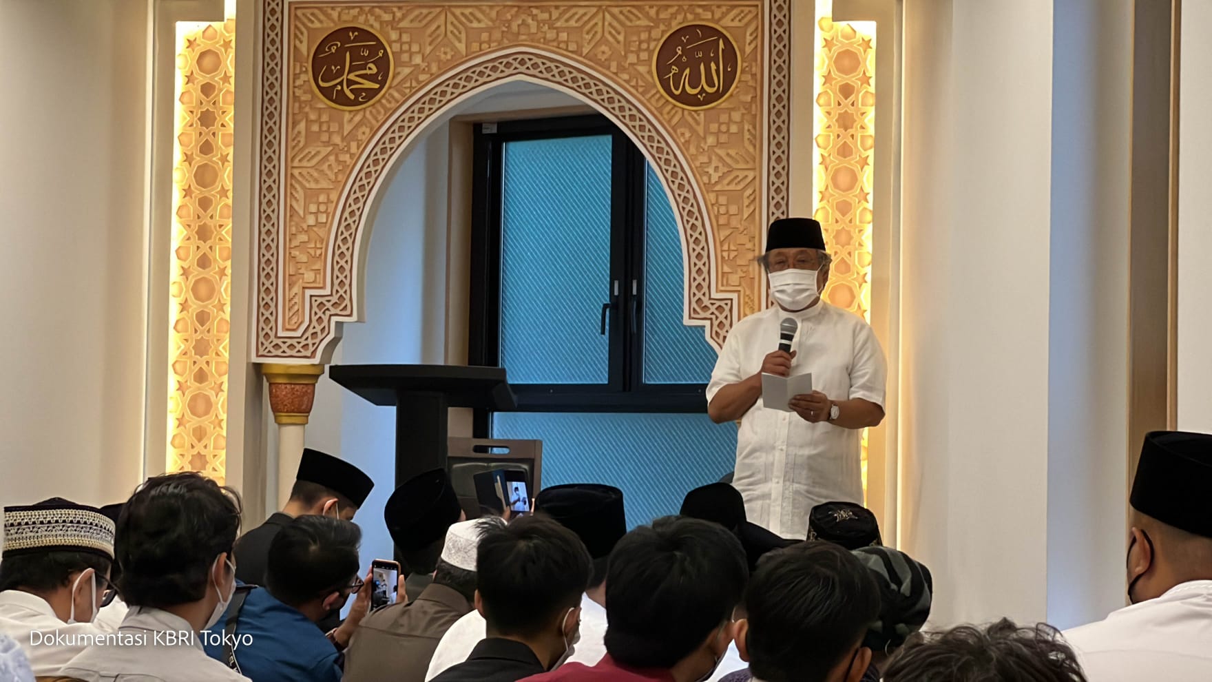 Dubes Heri Akhmadi hadiri salat Iduladha 1443 Hijriah di Masjid Indonesia Tokyo Dubes Heri Akhmadi hadiri salat Iduladha 1443 Hijriah di Masjid Indonesia Tokyo