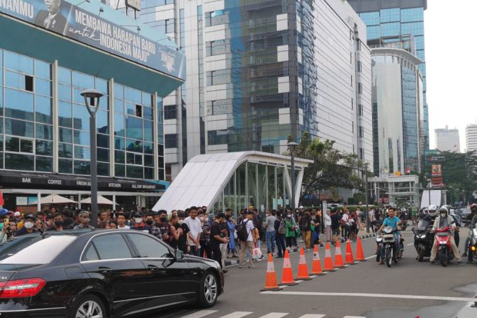 Pemkot Jakarta Pusat sita belasan motor parkir liar di kawasan CFW