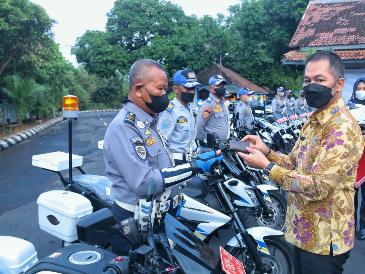 Bertugas pakai motor pribadi, personil Patwal Dishub Kudus dapat kendaraan operasional Bertugas pakai motor pribadi, personil Patwal Dishub Kudus dapat kendaraan operasional