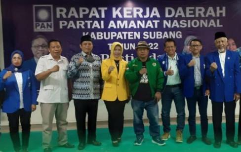 Hadapi Pemilu 2024, PAN, PPP dan Golkar Subang gelar konsolidasi