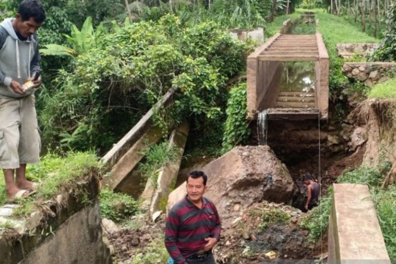 Irigasi Paya Sordang yang jebol diperbaiki