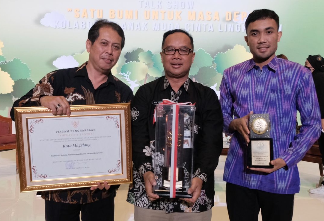 Kota Magelang raih penghargaan Green Leadership Nirwasita Tantra 2021