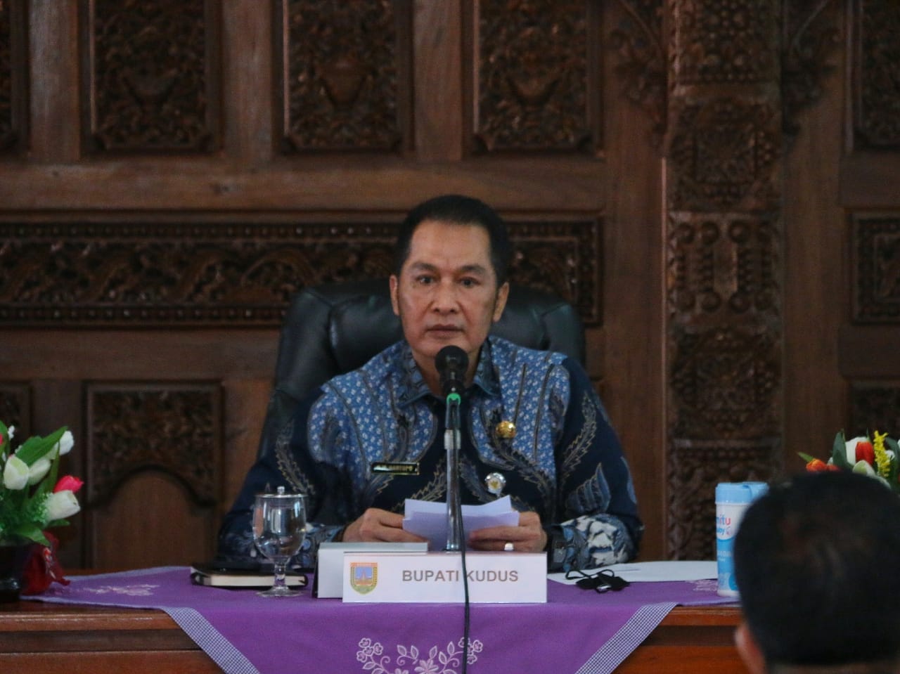 Pimpin Rapat TEPRA, Bupati Kudus: Kepala OPD tak perlu dinas luar Pimpin Rapat TEPRA, Bupati Kudus: Kepala OPD tak perlu dinas luar