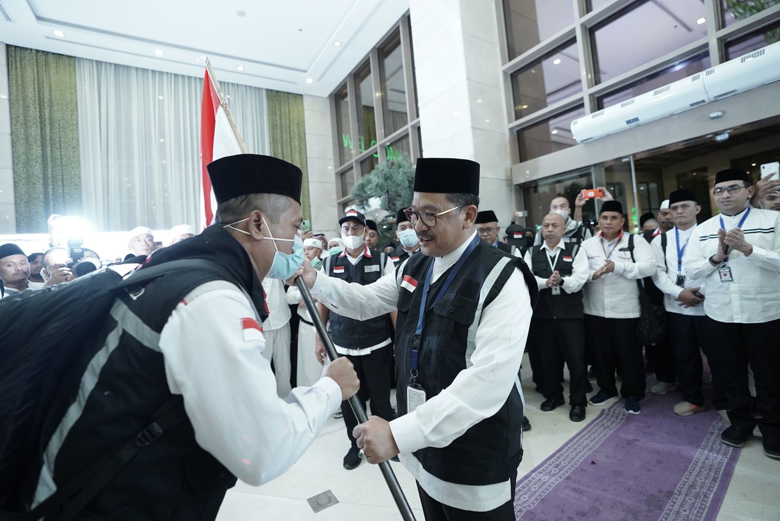 Kloter pertama Jemaah Haji yang akan pulang ke tanah air
