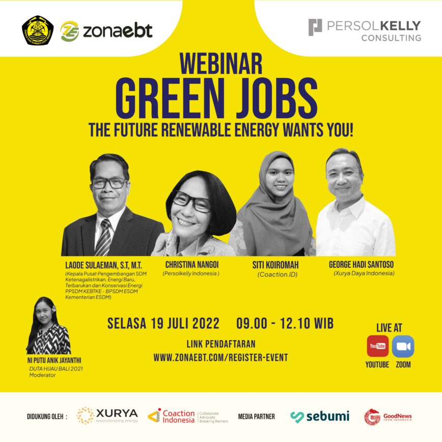 Webinar Green Jobs: The future renewable energy wants you!
