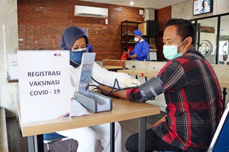 KAI tambah layanan vaksinasi gratis di stasiun KAI tambah layanan vaksinasi gratis di stasiun
