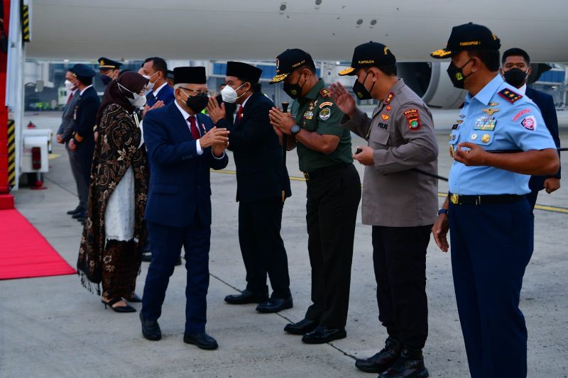 Wapres tiba di Tanah Air usai laksanakan ibadah haji Wapres tiba di Tanah Air usai laksanakan ibadah haji