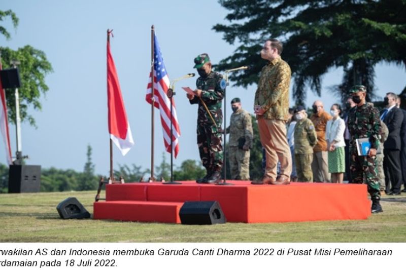 Indonesia, AS gelar latihan bersama pemeliharaan perdamaian 2022 Indonesia, AS gelar latihan bersama pemeliharaan perdamaian 2022