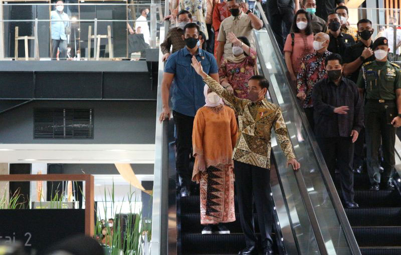 Presiden Jokowi kenang momen naik turun eskalator Sarinah