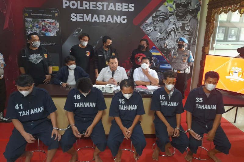 Polrestabes ringkus komplotan pencopet saat laga PSIS vs Arema