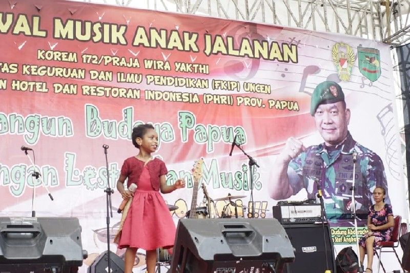 Korem172/PWY gelar festival musik jalanan di Jayapura Korem172/PWY gelar festival musik jalanan di Jayapura