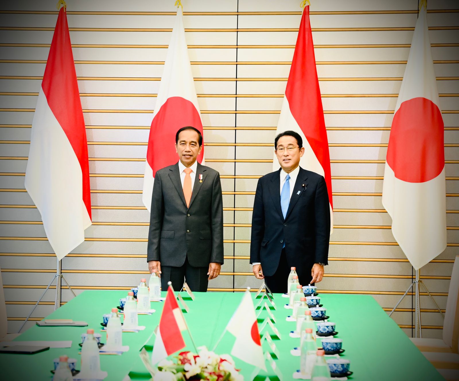 Presiden Jokowi diterima PM Kishida Presiden Jokowi diterima PM Kishida