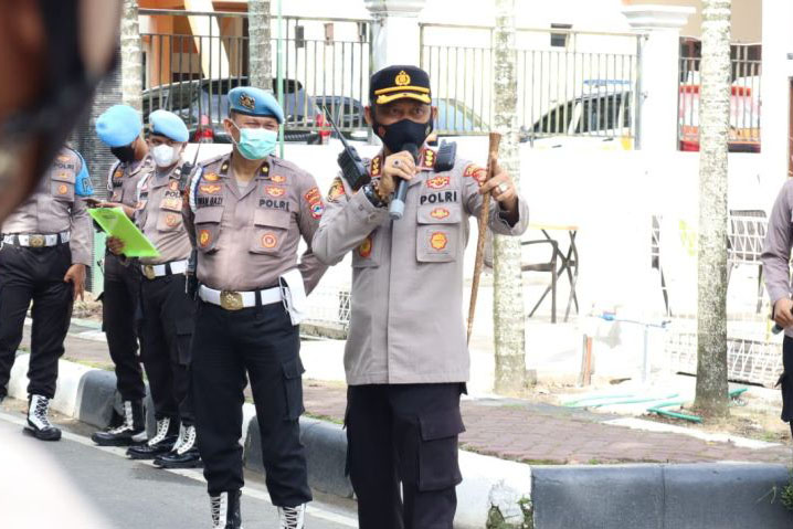 Ratusan personel amankan kampanye Gernas BBI yang dihadiri dua menteri