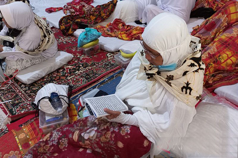 Jemaah haji merasa lega doa tercurah usai wukuf Jemaah haji merasa lega doa tercurah usai wukuf