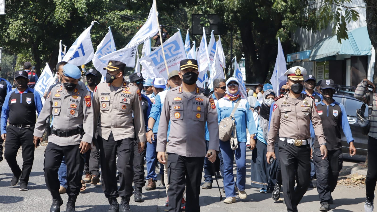 Kapolresta Bandung pimpin langsung pengamanan unjuk rasa di Baleendah