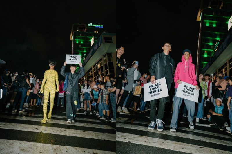 Jenama lokal ramaikan Citayam Fashion Week di Sudirman Jenama lokal ramaikan Citayam Fashion Week di Sudirman