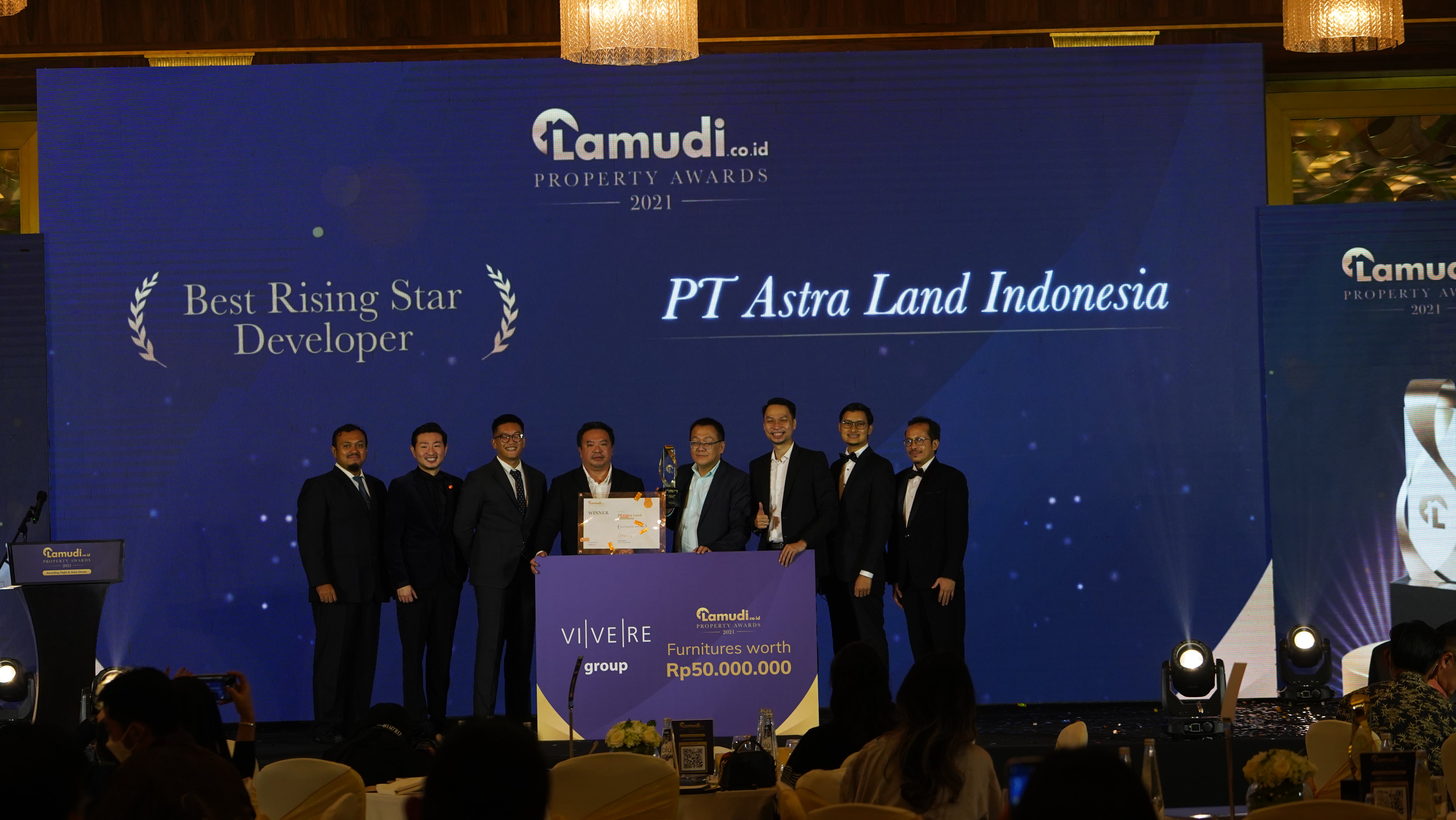 Astra Land Indonesia raih Best Rising Star Developer 