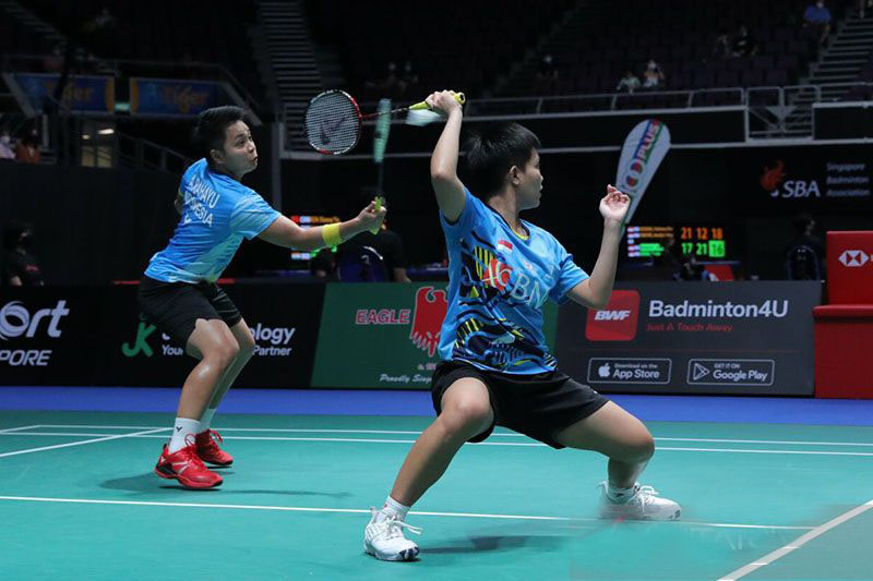 Apri/Fadia dulang gelar BWF World Tour kedua di Singapore Open Apri/Fadia dulang gelar BWF World Tour kedua di Singapore Open