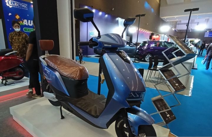 Sepeda motor listrik Space jadi andalan Davigo di pameran PEVS 2022