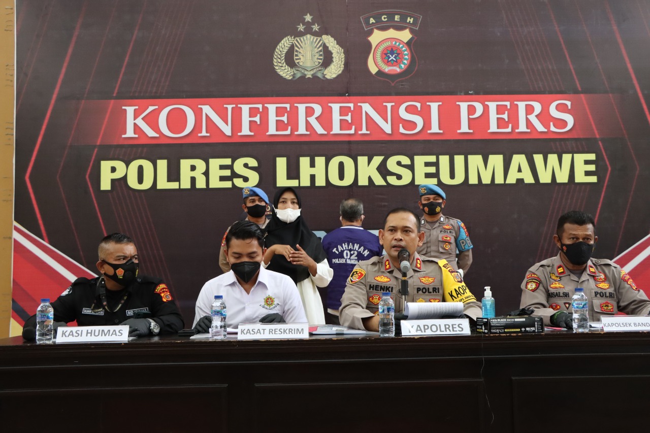 Polres Lhokseumawe ungkap kasus penipuan berkedok penerimaan CPNS K2 dan PPPK Polres Lhokseumawe ungkap kasus penipuan berkedok penerimaan CPNS K2 dan PPPK