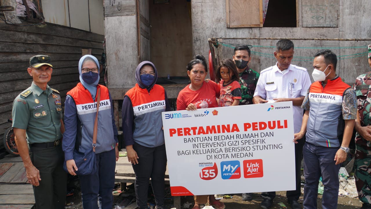 Pertamina jalankan Program Bapak Asuh Anak Stunting di Medan dan Deli Serdang Pertamina jalankan Program Bapak Asuh Anak Stunting di Medan dan Deli Serdang