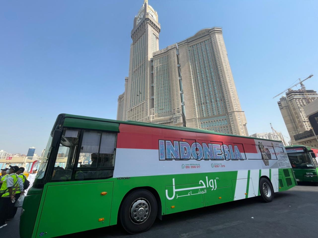 Bus Shalawat dan Petugas Siap Layani Jemaah di Makkah