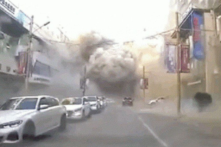 Ledakan gas di Tianjin China luka 23 orang