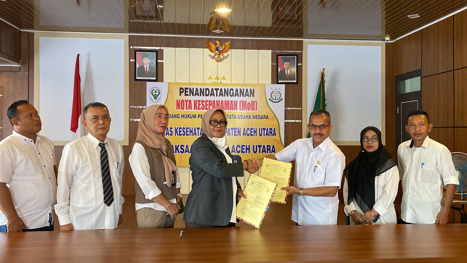 Kejari dan Dinkes Aceh Utara <i>teken</i> MoU bidang perdata dan TU Kejari dan Dinkes Aceh Utara <i>teken</i> MoU bidang perdata dan TU