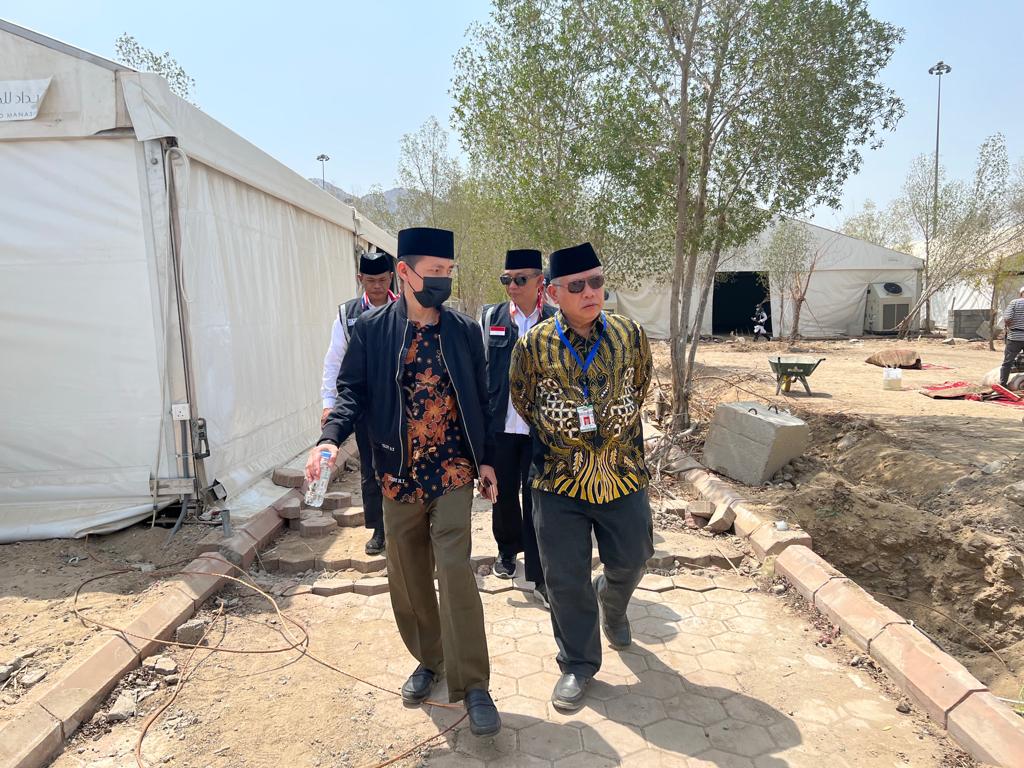 Jelang puncak Haji, Jemaah akan disambut tenda dengan AC Baru yang nyaman Jelang puncak Haji, Jemaah akan disambut tenda dengan AC Baru yang nyaman