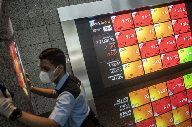 IHSG ditutup menguat di tengah aksi jual asing