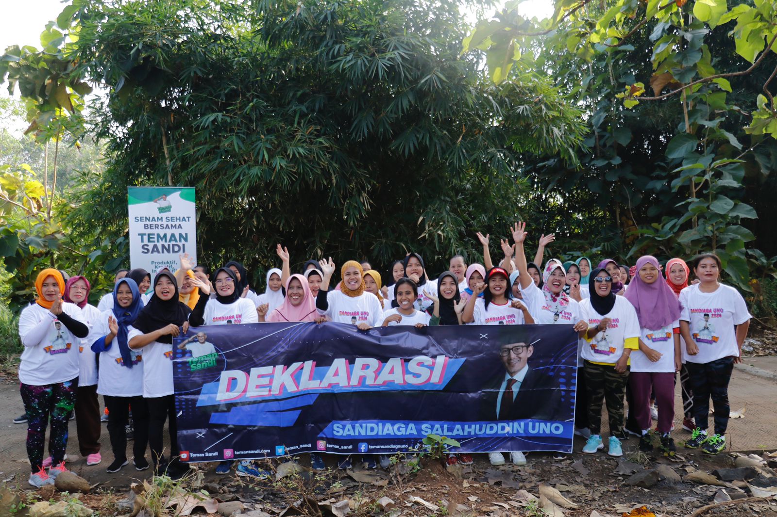 Gelar lomba futsal, emak-emak Kendal deklarasi dukung Sandiaga maju Pilpres